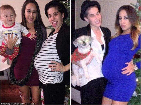 Aww Worthy Side By Side Pregnancy Photos By A Lesbian Couple 