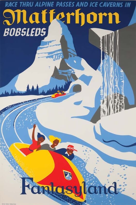 Free Printable Disneyland Attraction Posters Splash Mountain