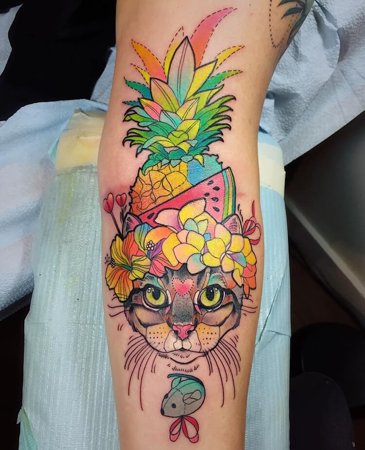 Stunning Vibrant Animal Tattoos By Vancouver Based Tattoo Artist Katie