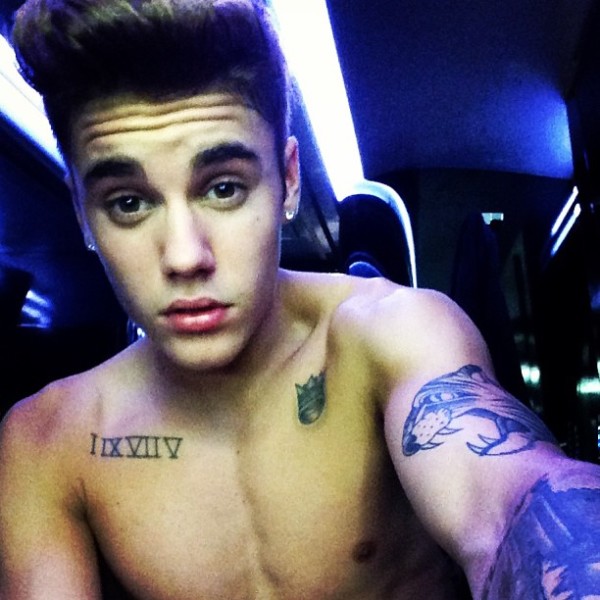 best selfies of 2013 - justin bieber