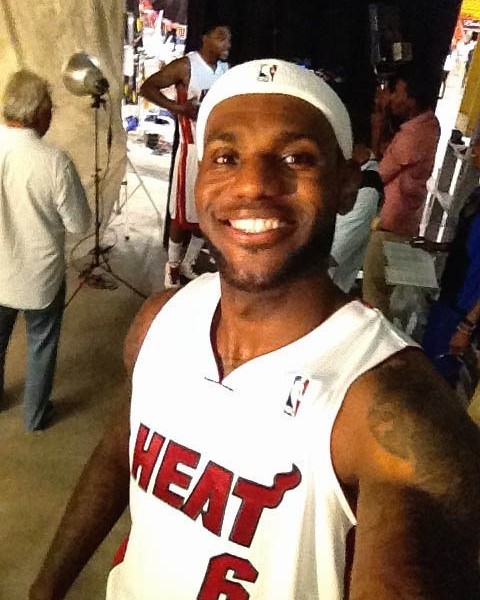 best selfies of 2013 - lebron james