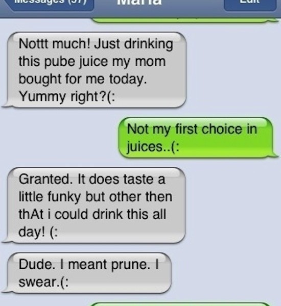 funny sms fail