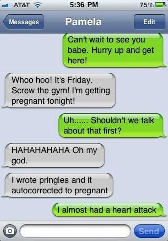 Funniest text messages clean