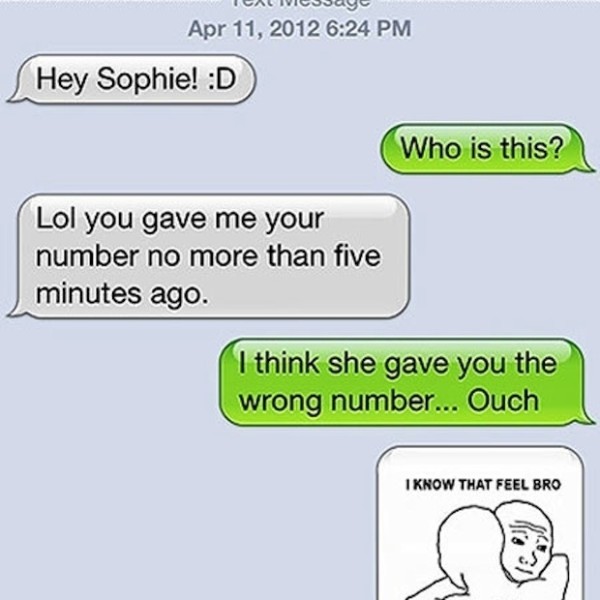 funny sms fail