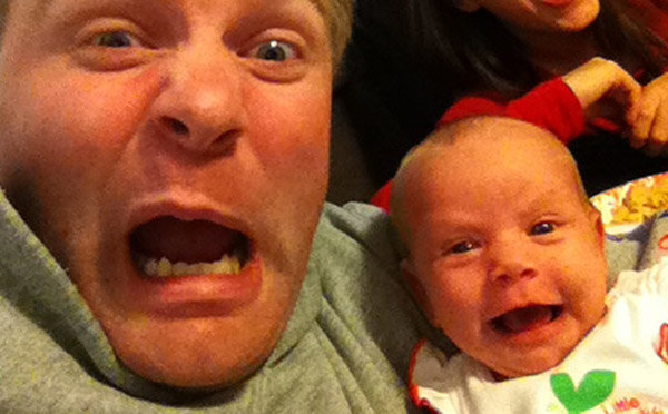 best selfies of 2013 - this awesome dad