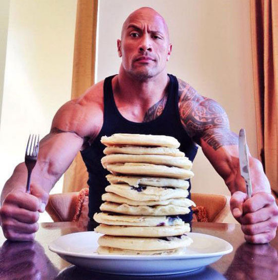 the rock 12 pancakes 