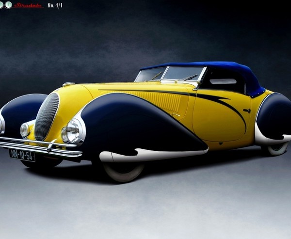 Talbot-Lago T-150 C LS Cabriolet Torpedo by Figoni et Falaschi, 1938 - cars of the 30's