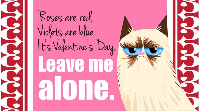 grumpy cat valentine