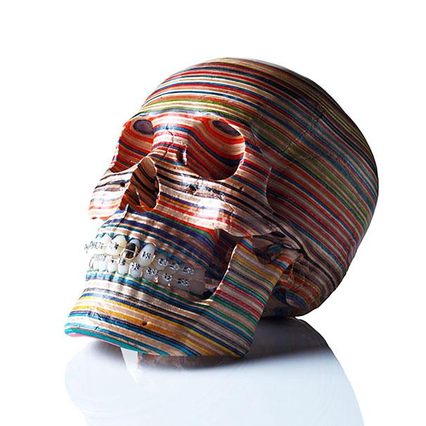 skateboard sculptures