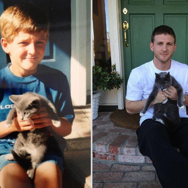 Adorable Before & After Photos Of Baby Animals Growing Up