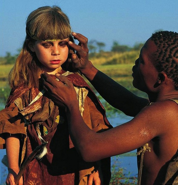 Young girl who’s best friends with African wildlife