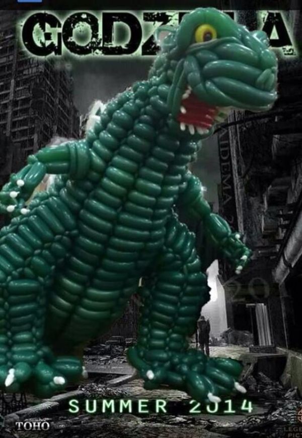 2500 Balloon Godzilla