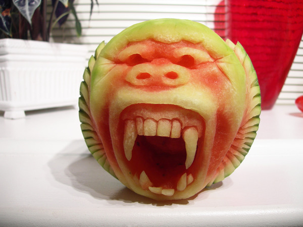 Watermelon Carvings by Clive Cooper