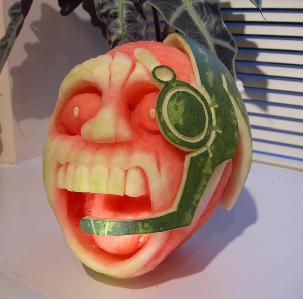 Watermelon Carvings by Clive Cooper