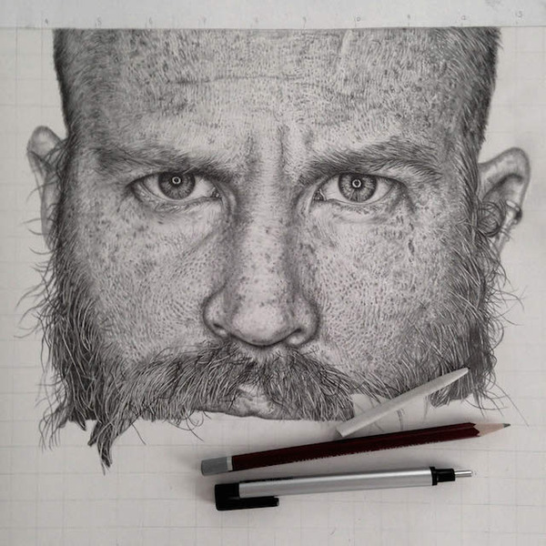 Realistic pencil drawings (Monica Lee)