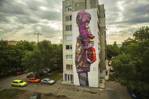 Boring Buildings Turned Into Beautiful Street Art