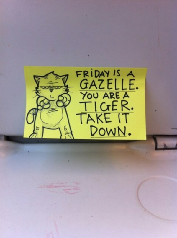 Clever Post-It Notes.