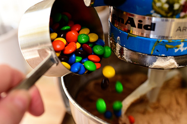 Browned Butter M&M Cookies