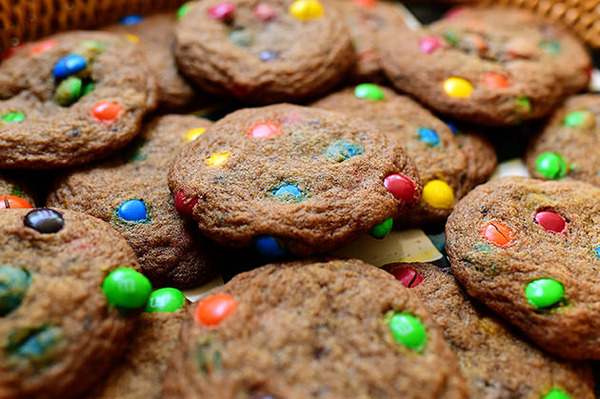 Browned Butter M&M Cookies