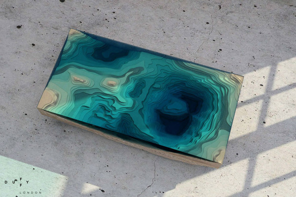 amazing table designs - deep ocean - top view