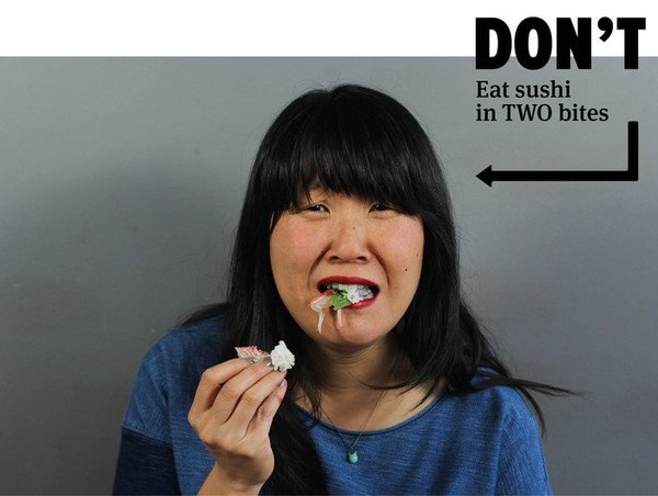 do's and don'ts of sushi