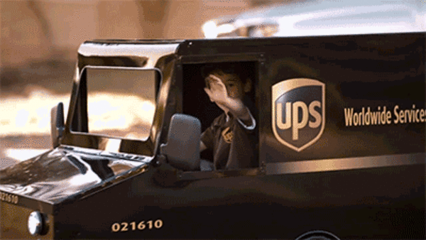 kid UPS driver