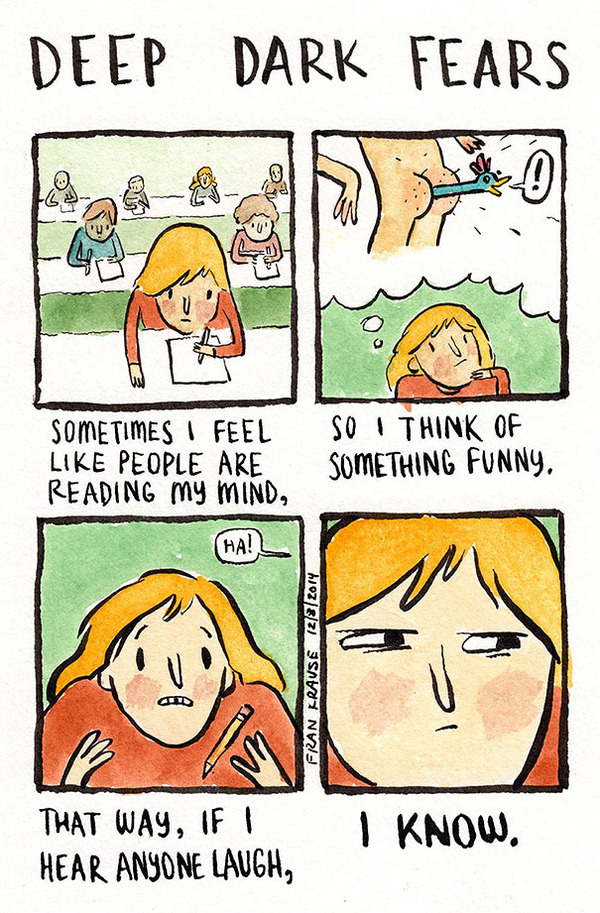 People’s Deepest And Darkest Fears as Comics
