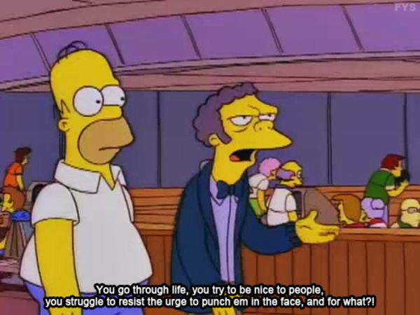 simpsons life advice simpsons life advice