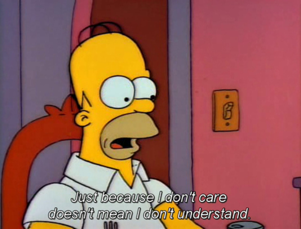 simpsons life advice simpsons life advice