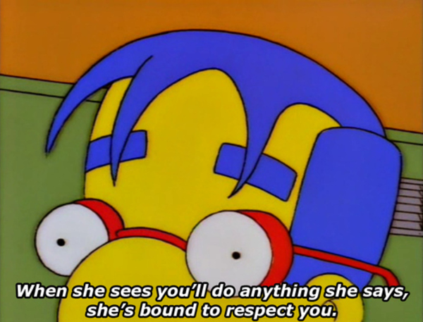 simpsons life advice simpsons life advice