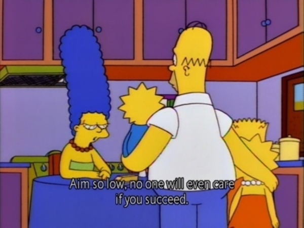 simpsons life advice simpsons life advice