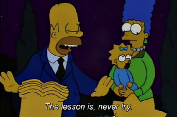 simpsons life advice simpsons life advice