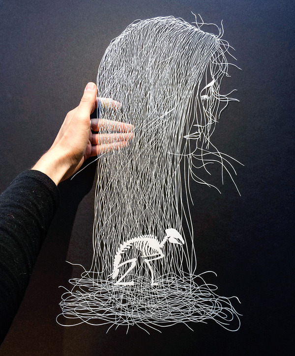 amazing cut paper illustrations