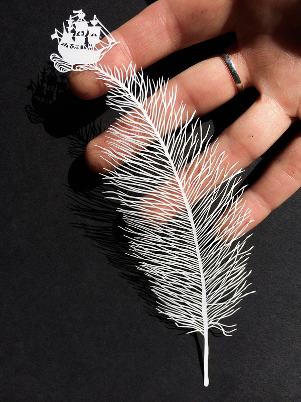 amazing cut paper illustrations