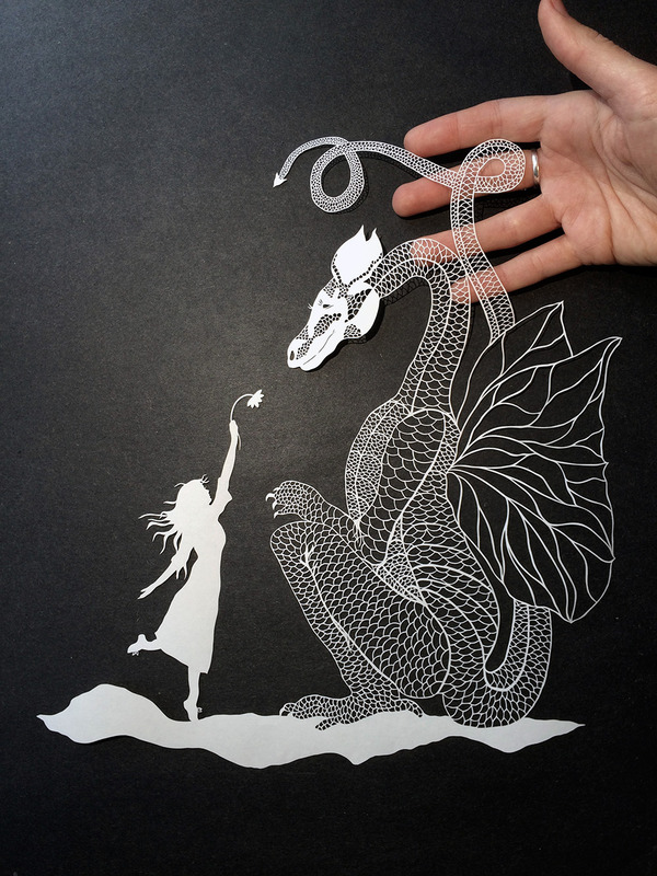 amazing cut paper illustrations