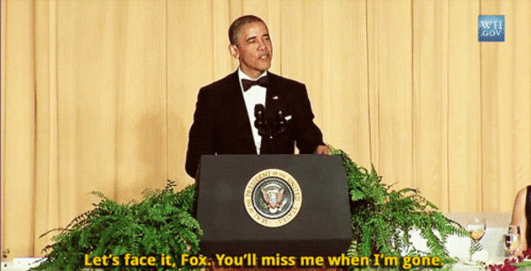 President Obama stand up President Obama stand up