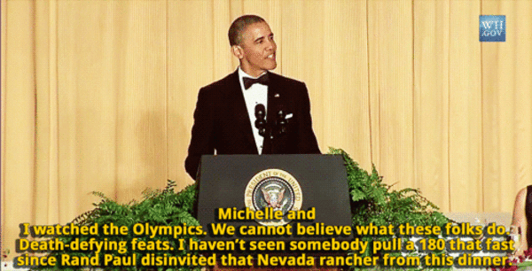 President Obama stand up President Obama stand up