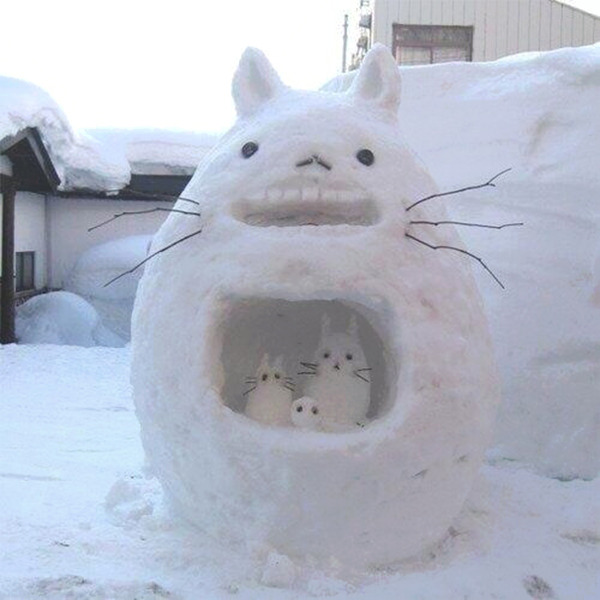 awesome snow sculptures