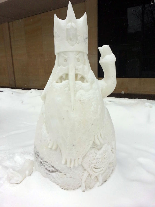 awesome snow sculptures