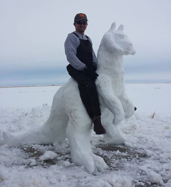 awesome snow sculptures