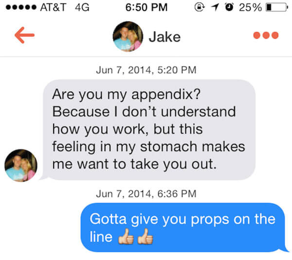 Use These 28 Best Tinder Pick Up Lines To Stand Out From The Crowd