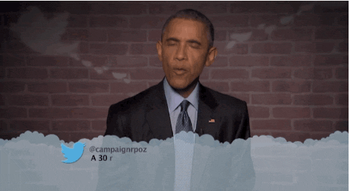 President Obama Edition of celebrities read mean tweets about them5