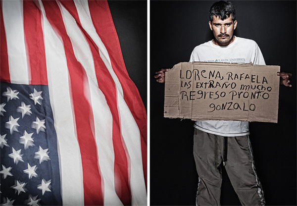 portraits of migrants abuse