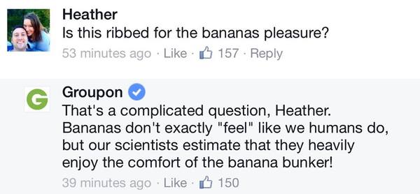 groupon banana comments