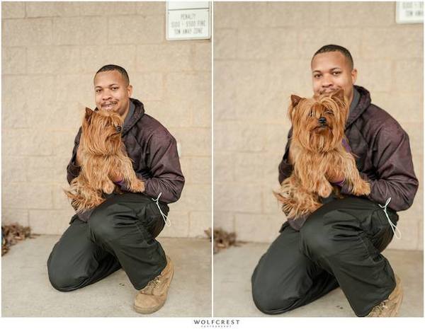 Dad spends night at shelter to adopt homeless dog 