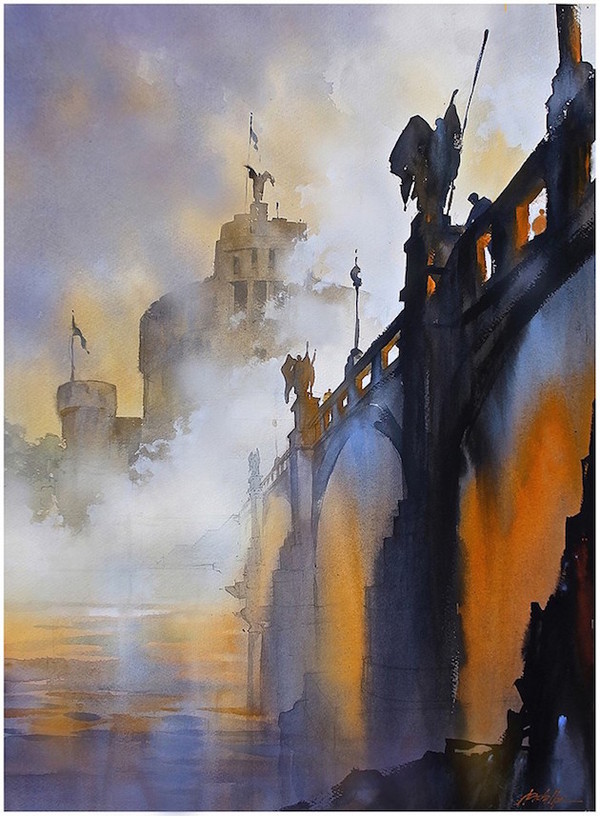 Beautiful Watercolor Paintings Of Architecture By Thomas W. Schaller