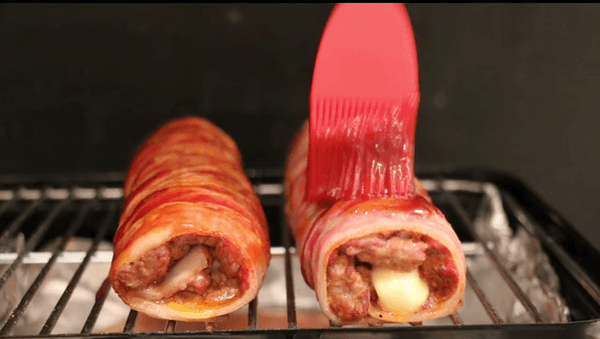 glazing bacon 