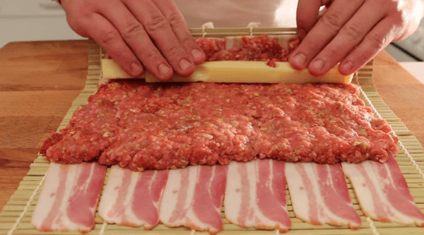 awesome bacon sushi