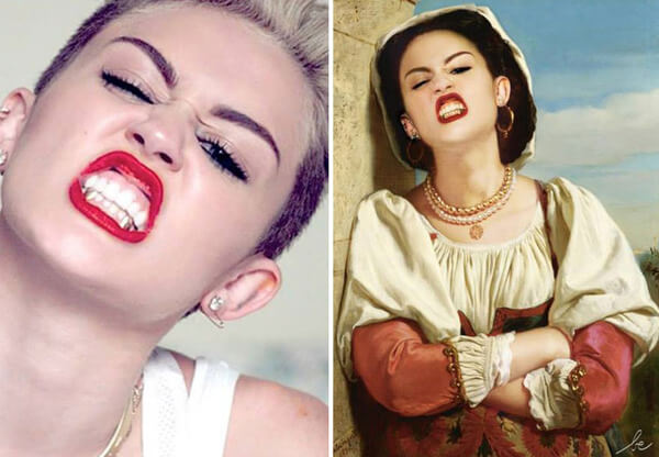 celebrities inside famous paintings 11 celebrities inside famous paintings 11