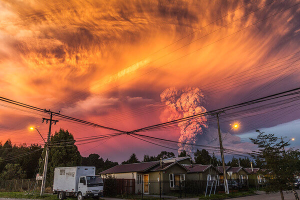 volcano eruption